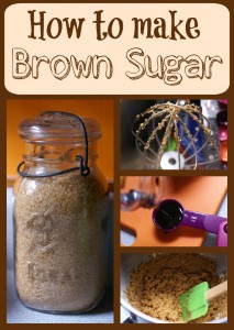 Did you know it only takes two ingredients to make brown sugar at home? You probably already have them in your cupboard, and it only takes five minutes to make your own delicious brown sugar!