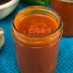 The flavors in this homemade pizza sauce intensify by roasting the vegetables first resulting in a full flavored sauce that will elevate homemade pizza night.